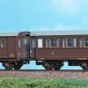 ACME 55282 - Set di due carrozze passeggeri tipo 1931R FS di 2°classe composto da una Biy 34.000 e una BDiy 67.000 in livrea castano - H0