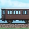 ACME 55282 - Set di due carrozze passeggeri tipo 1931R FS di 2°classe composto da una Biy 34.000 e una BDiy 67.000 in livrea castano - H0