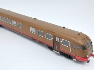 OsKar 2064 -Rimorchio pilota Le800.010 FS in livrea Castano Isabella - H0