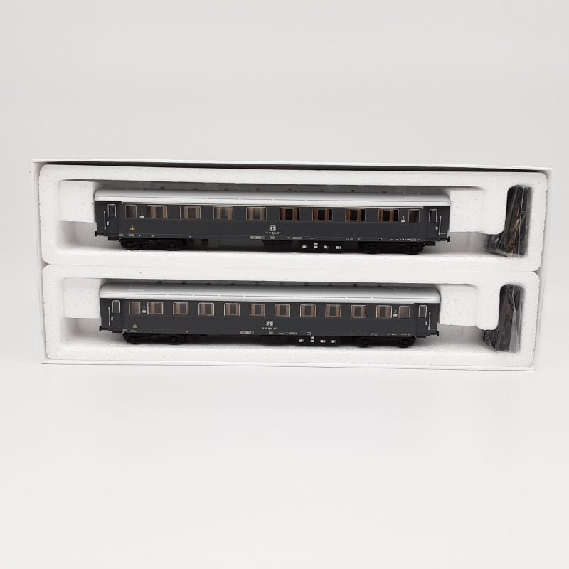 ACME 55288 - Set carrozze tipo Az13000 Fs e Bz33000 FS in livrea Grigio Ardesia - H0