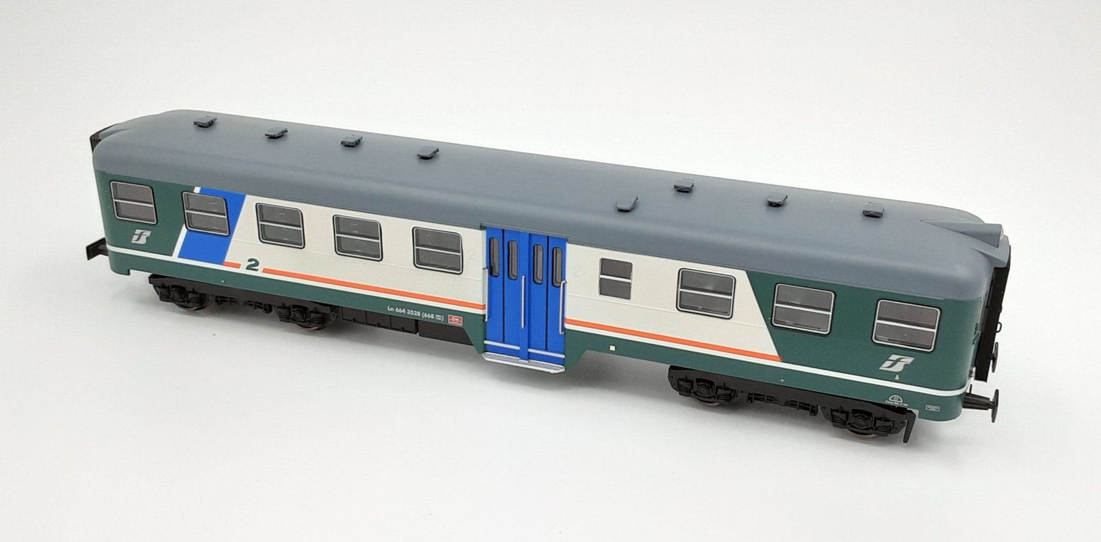 OsKar 5019 - Rimorchio Ln664.3528 FS in livrea XMPR - H0