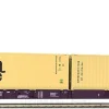 IGRA 96010060 - Carro tipo Sggnss80' RRL con due container da 40' "MSC" - H0