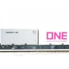 IGRA 96010066 - Carro tipo Sggnss80' MFD Rail con quattro container da 20' "MAERSK" e "ONE" - H0