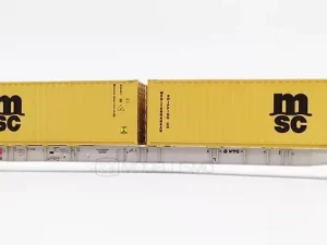 IGRA 96010041 - Carro tipo Sggnss80' AAE VTG con due container da 40' "MSC" - H0