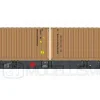 IGRA 96010051 - Carro tipo Sggnss80' ERMEWA con due container da 40' "MSC" - H0