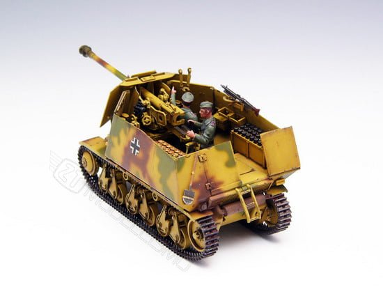 Trumpeter 00354 - German Panzerjager 39(H) mit 7.5cm Pak40/1 Marder - 1:35