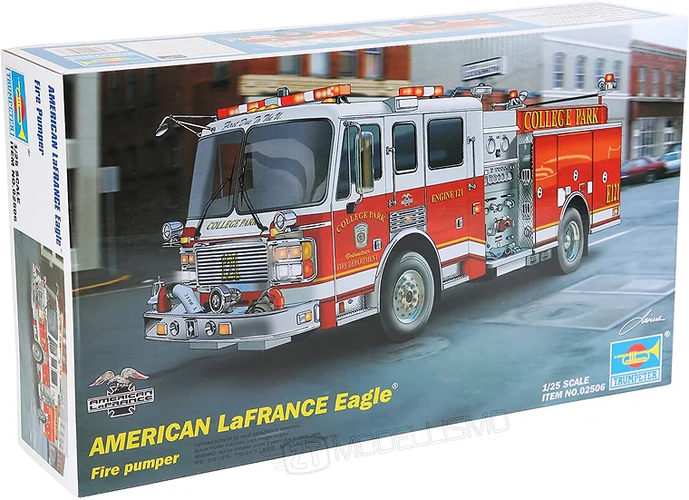 Trumpeter 02506 - American LaFRANCE Eagle Fire Pumper - 1:25