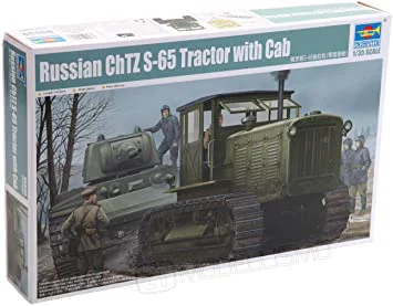 Trumpeter 05539 - Russian ChTZ S-65 Tractor with cab - 1:35