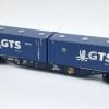 ACME 40417 - Carro tipo Sgnss 60' GTS Rail con due bulk-container GTS da 30' - H0