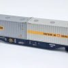ACME 40418 - Carro tipo Sgnss 60' CEMAT con due bulk-container da 30' BERTSCHI - H0