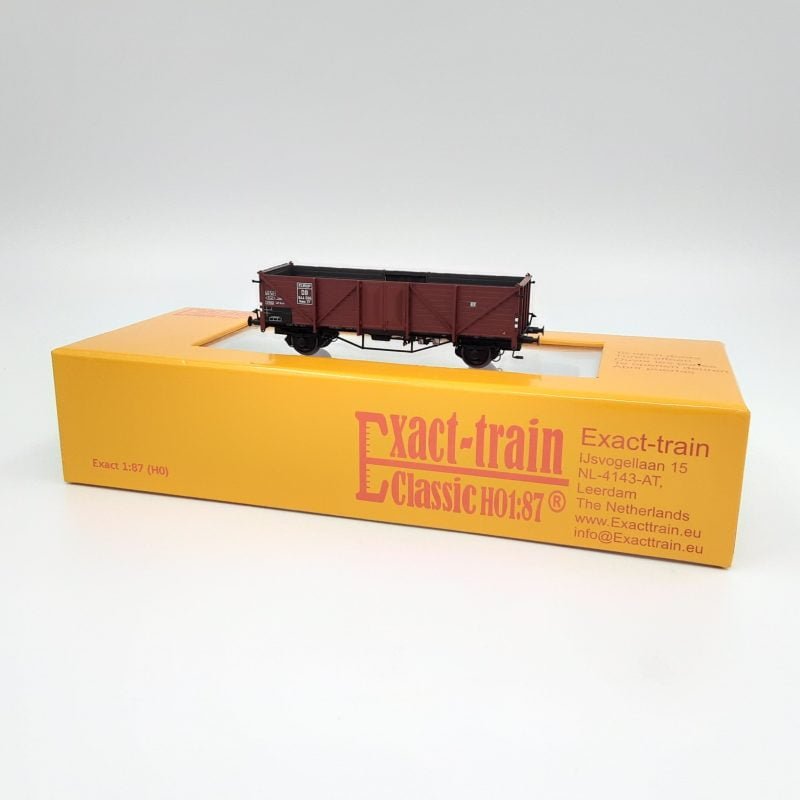 Exact - Train EX20366 - Carro merci tipo Omm 37 DB con marcatura Europ - H0