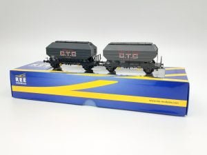 REE Modeles WB015 - Set di due carri SNCF per trasporto cereali C.T.C - H0