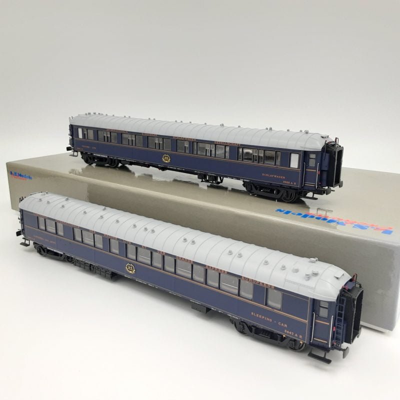 PI99106 - Set1 carrozze tipo WL S1 e S2 CIWL "Simplon Orient Express" in livrea d'origine - H0