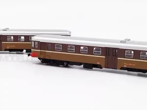 ViTrains 1138 - Set ALn 668.1401 + ALn 668.1402 in livrea Castano Isabella - H0