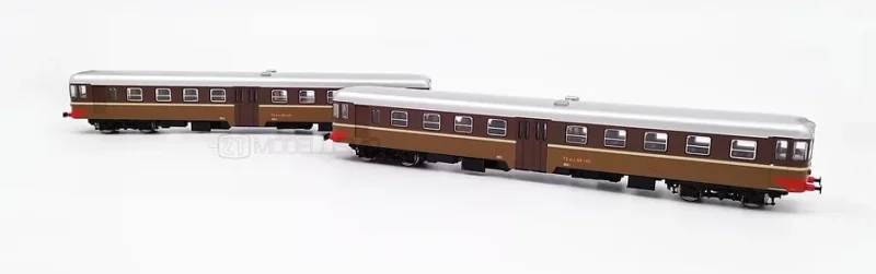 ViTrains 1138 - Set ALn 668.1401 + ALn 668.1402 in livrea Castano Isabella - H0