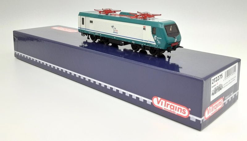 2TMarcheLineS - Set convoglio E464.178 TI + 5 carrozze MD TI in livrea xmpr “Marche Line” con logo pubblicitario “Marche Bellezza Infinita” DCC Sound- H0