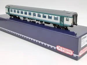 2T Modellismo 2T3403 - Carrozza MDVE tipo nB TI di 2° classe in livrea xmpr "Marche Line" con logo pubblicitario "Marche Bellezza Infinita" - H0