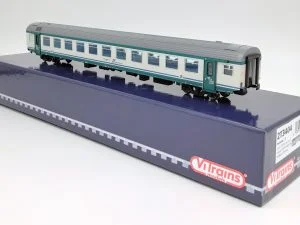 2T Modellismo 2T3404 - Carrozza MDVE tipo nB TI di 2° classe in livrea xmpr "Marche Line" con logo pubblicitario "Marche Bellezza Infinita" - H0