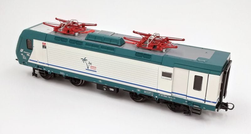 2T Modellismo 2T2275 - E464.178 TI in livrea xmpr "Marche Line" con logo pubblicitario "Marche Bellezza Infinita" - H0