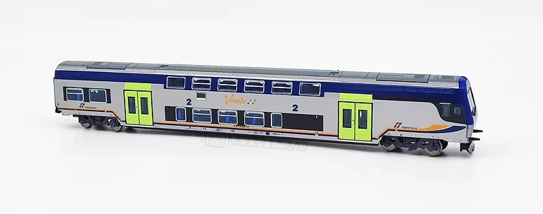 ViTrains 3147L - Carrozza pilota a due piani Vivalto TI di 2°cl. in livrea DTR - H0