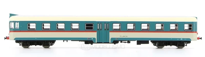 ViTrains 3223 - Rimorchiata Ln 882.1510 FS in livrea anni d'origine anni '90 - H0