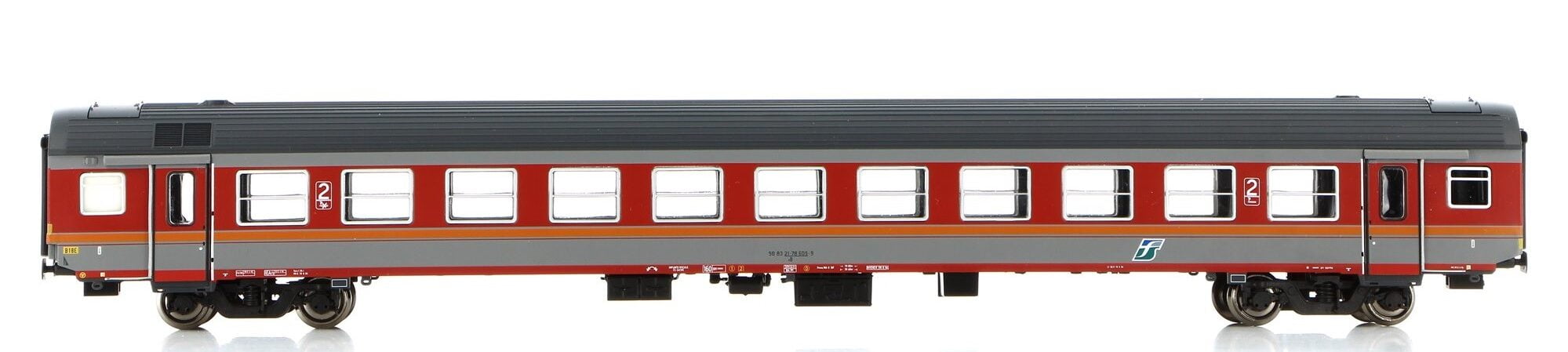 Bemo 3282 117 Wagon RhB Rhätische Bahn B 2467 2ème Classe - Voiture HOm D'occasion Pour Train Miniature