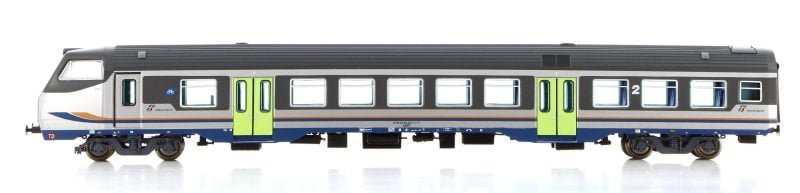 ViTrains 3298 - Carrozza pilota TD MDVC TI di 2' classe in livrea DTR con captatori BL3 - H0