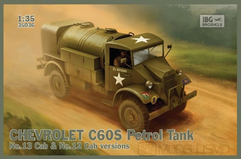 IBG Models 35036 - Chevrolet C60S Petrol Tank - 1:35