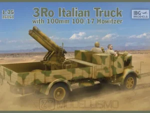 IBG Models 35053 - 3Ro Italian Truck con 100mm 100/17 Howitzer - 1:35