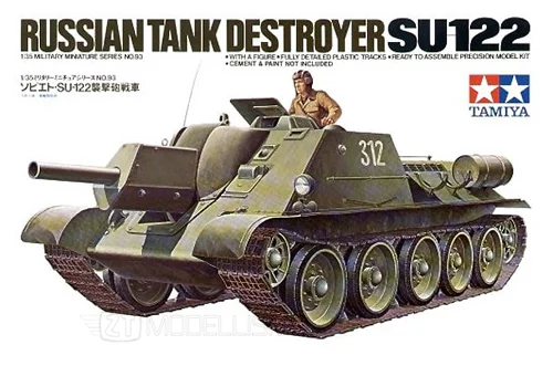 Tamiya 35093 - RUSSIAN TANK SU-122 - 1:35