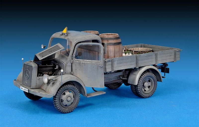 MiniArt 35142 - MB 1500S GERMAN 1,5t, 4x2 - CARGO TRUCK - 1:35