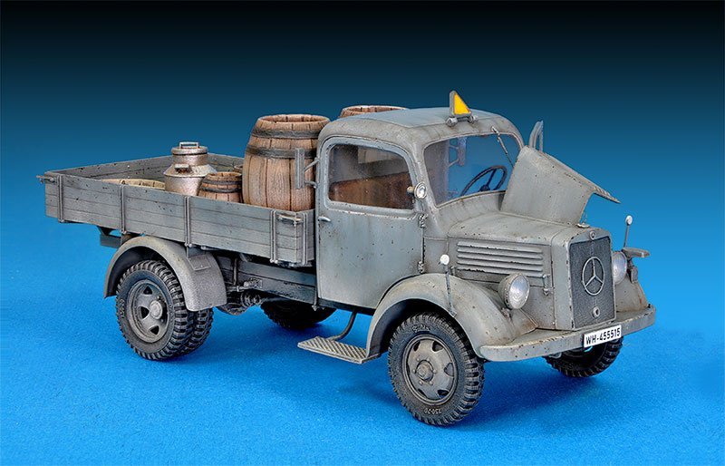 MiniArt 35142 - MB 1500S GERMAN 1,5t, 4x2 - CARGO TRUCK - 1:35
