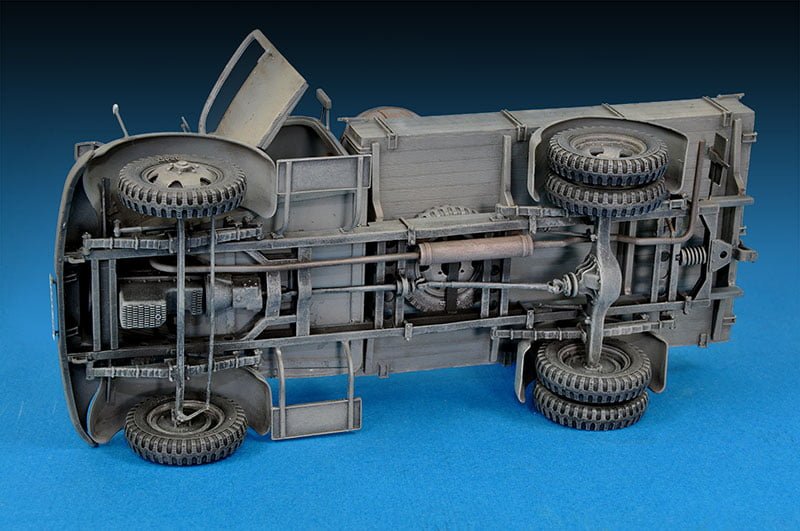 MiniArt 35142 - MB 1500S GERMAN 1,5t, 4x2 - CARGO TRUCK - 1:35