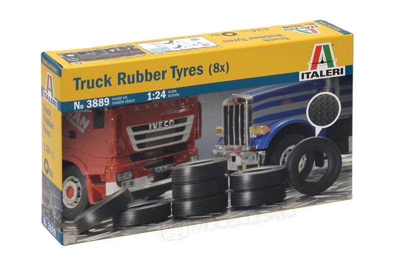 ITALERI 3889 - Truck Rubber Tyres - 1:24
