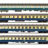 HobbyTrain H43025 + H43027 - Set 8 carrozze "Ostsee Express" 1980 Monaco-Berlino - H0