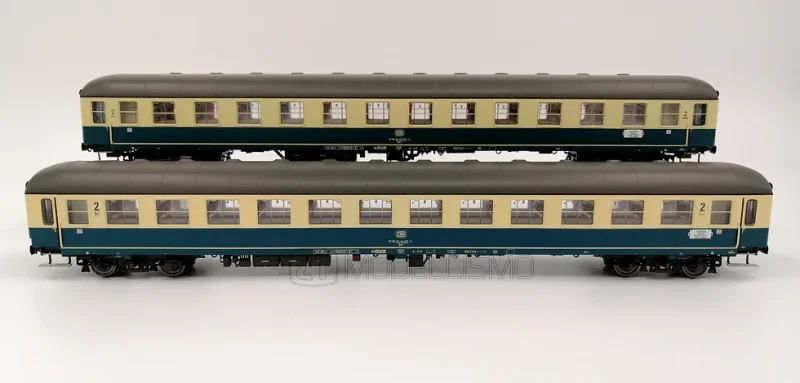 HobbyTrain H43025 + H43027 - Set 8 carrozze "Ostsee Express" 1980 Monaco-Berlino - H0