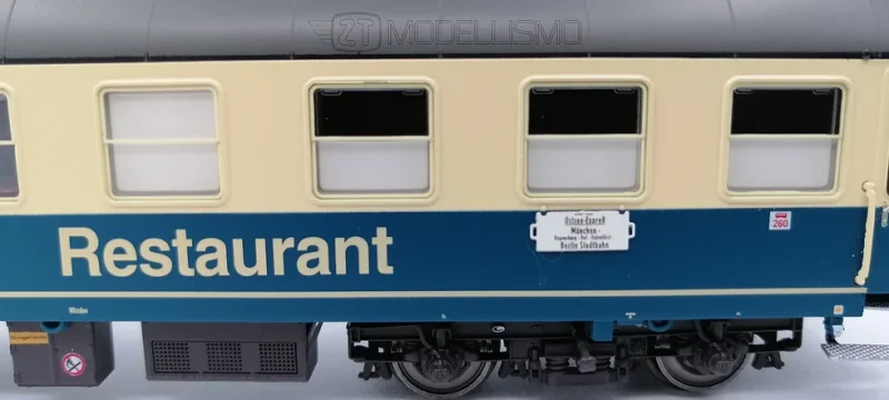 HobbyTrain H43025 + H43027 - Set 8 carrozze "Ostsee Express" 1980 Monaco-Berlino - H0
