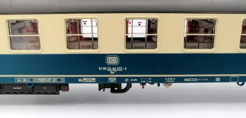 HobbyTrain H43025 + H43027 - Set 8 carrozze "Ostsee Express" 1980 Monaco-Berlino - H0
