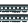 L.S. Models 47273 - Set di due carrozze tipo UIC-X SBB RIC Bpm di 2° classe - H0