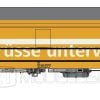 L.S. Models 47285 - Postwagen tipo Z SBB livrea giallo oro con fascia bianca "Feriengrüsse Unterwegs" - H0