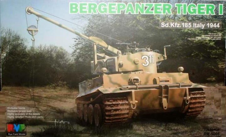 Rye Field Model RM-5008 Bergepanzer Tiger I Sd.Kfz.185 Italy 1944