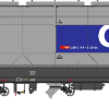 NME 510640 - Carro merci silos tipo Tagnpps SBB per trasporto zucchero, livrea SBB Cargo - H0