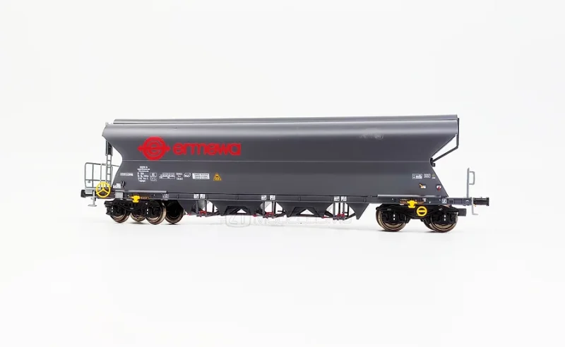 NME 512628 - Carro Silo Per Grano Tagnpps, "ERMEWA", livrea grigia - H0