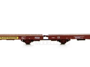 NME 532400 - Carro pianale doppio, tipo Laaps TWA - H0