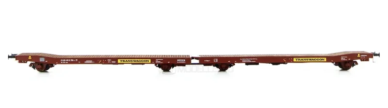 NME 532400 - Carro pianale doppio, tipo Laaps TWA - H0
