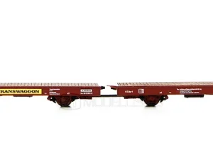 NME 532401 - Carro pianale doppio, tipo Laaps TWA - H0