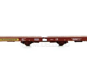 NME 532404 - Carro pianale doppio, tipo Laaps TWA - H0