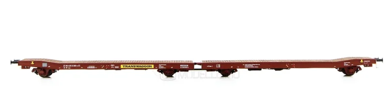 NME 532404 - Carro pianale doppio, tipo Laaps TWA - H0