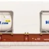 B-models 54111 - Carro merci tipo Sgns 60' SNCB caricato con due tankcontainer VAN DEN BOSCH - H0