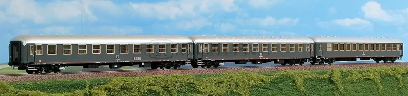 ACME 55227 - Set di 3 carrozze passeggeri, tipo UIC-X 1968 - H0